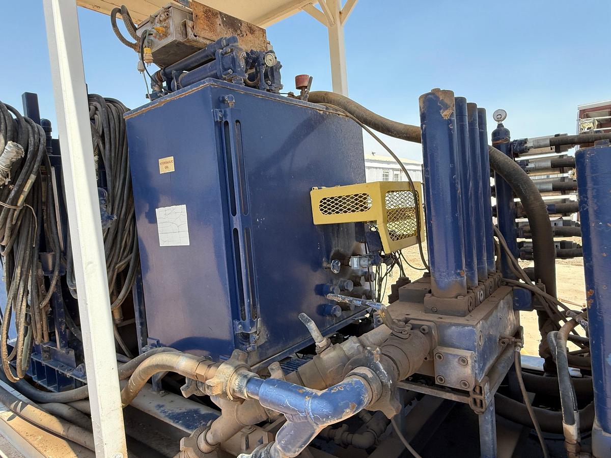 Used CATERPILLAR C32 ACERT 1200-HP HYDRAULIC POWER UNIT F/ CANRIG TOP DRIVE SKIDDED