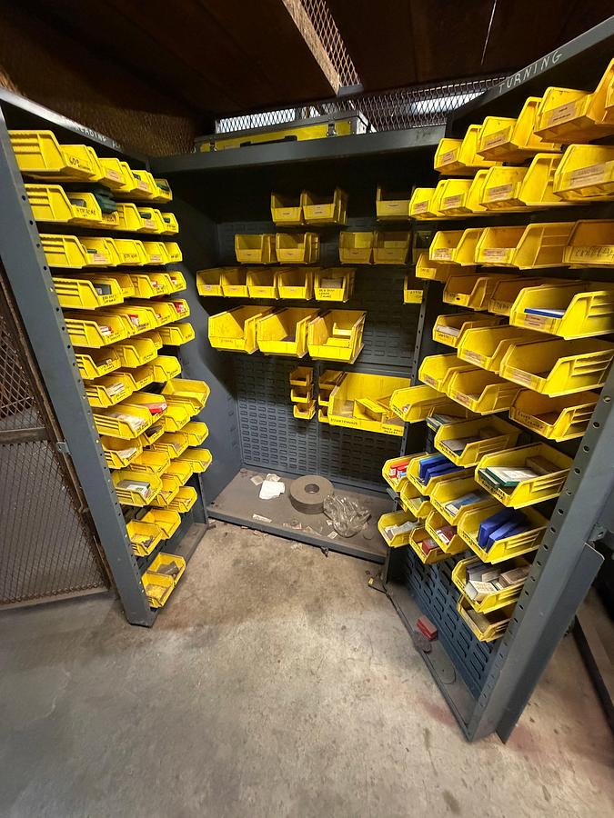 Used 15x8 Room Full Of Machining Tools, parts & supplies