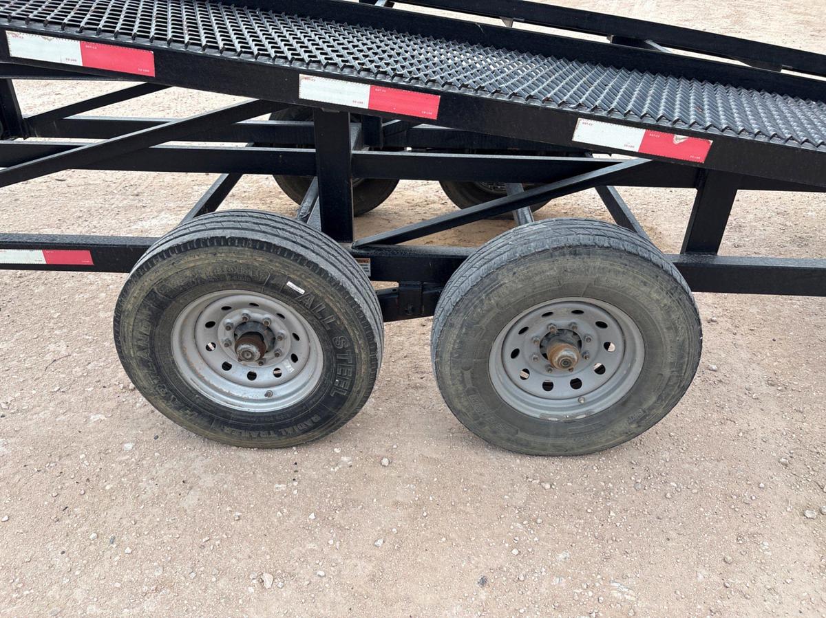 Used 2022 AMERICAN PRIDE 47’ X 90” T/A GOOSENECK CAR HAULER TRAILER