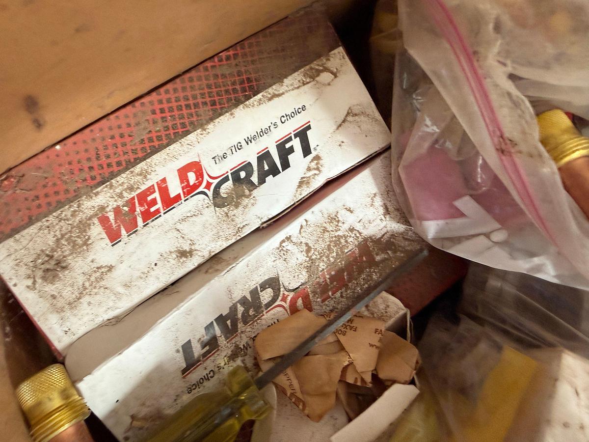 Used 2 PALLETS W/ MISC UNSUED TORO STARTER , POWER STEERING PUMP, BOX OF WELDCRAFT UNUSED PARTS, BOX OF BRGS. & SEALS