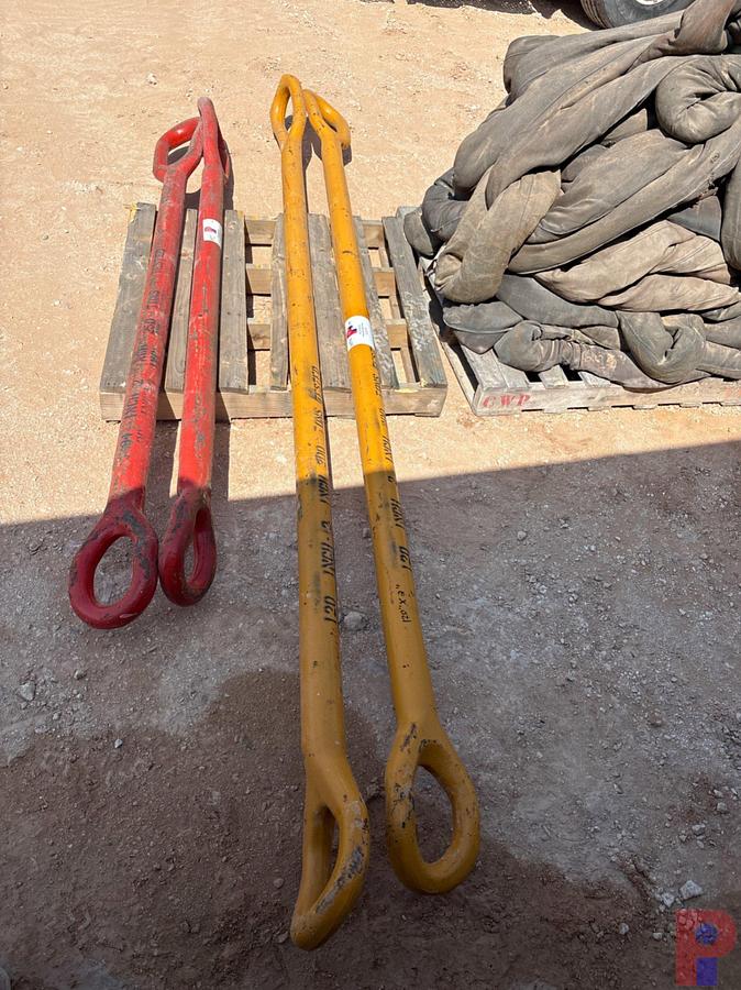 Used (2) 2” X 120” ELEVATOR LINKS