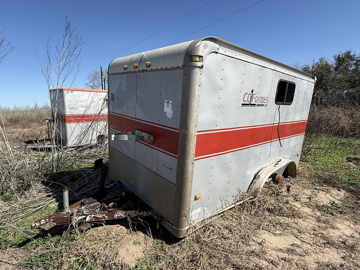 Used 12’ T/A BUMPER PULL DOGHOUSE TRAILER (DAMAGED, INOP)