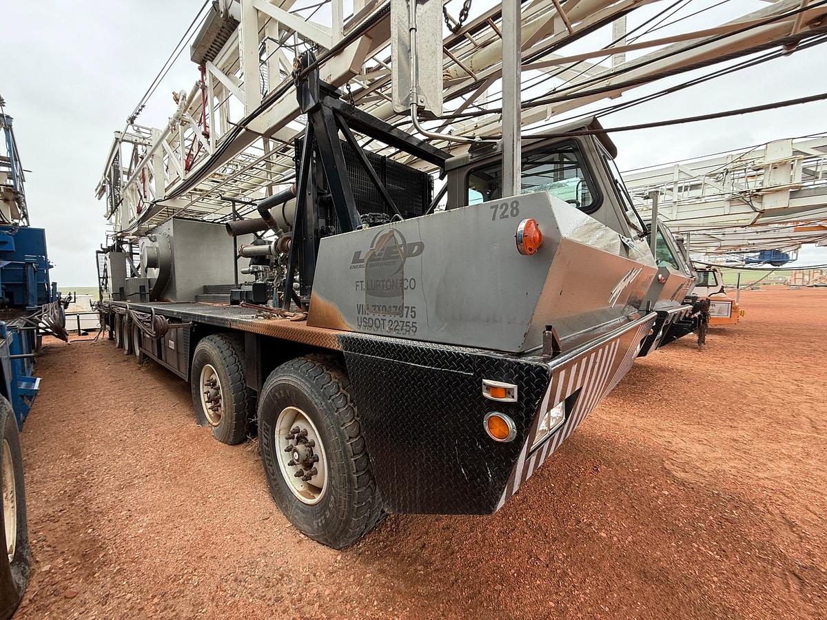 Used 2006 TAYLOR C500 DD 104'-240K 5-AXLE WELL SERVICE WORKOVER RIG