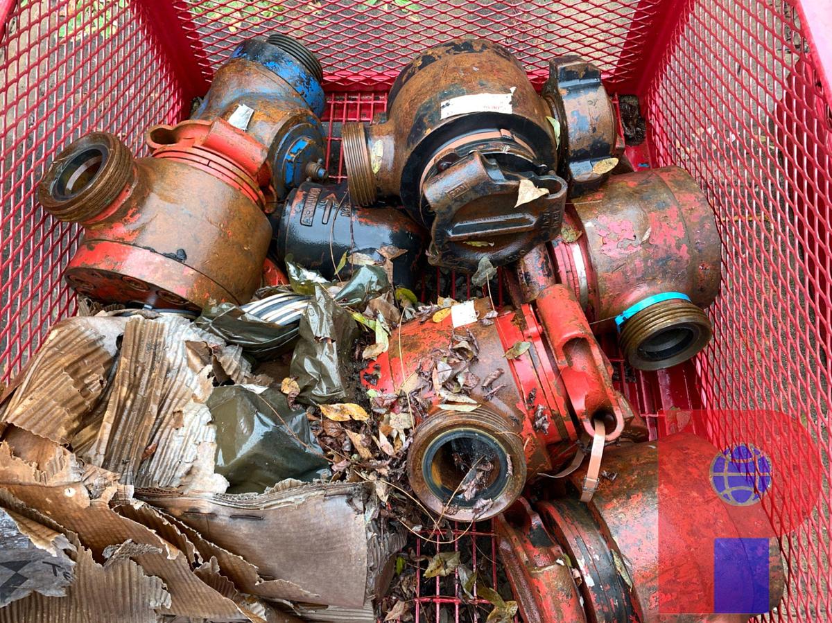 Used BIN OF (7) 3” FIG 1502 15K WP PLUG VALVES