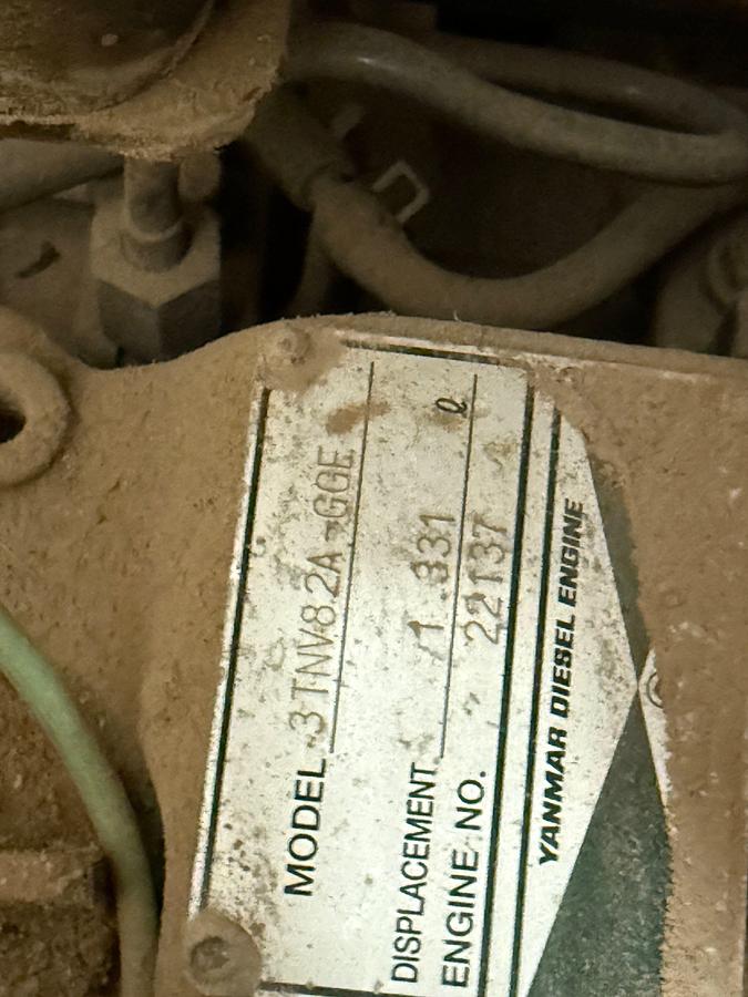 Used MARATHON 8KW GENERATOR P/B YANMAR 3-CYLINDER DIESEL ENGINE