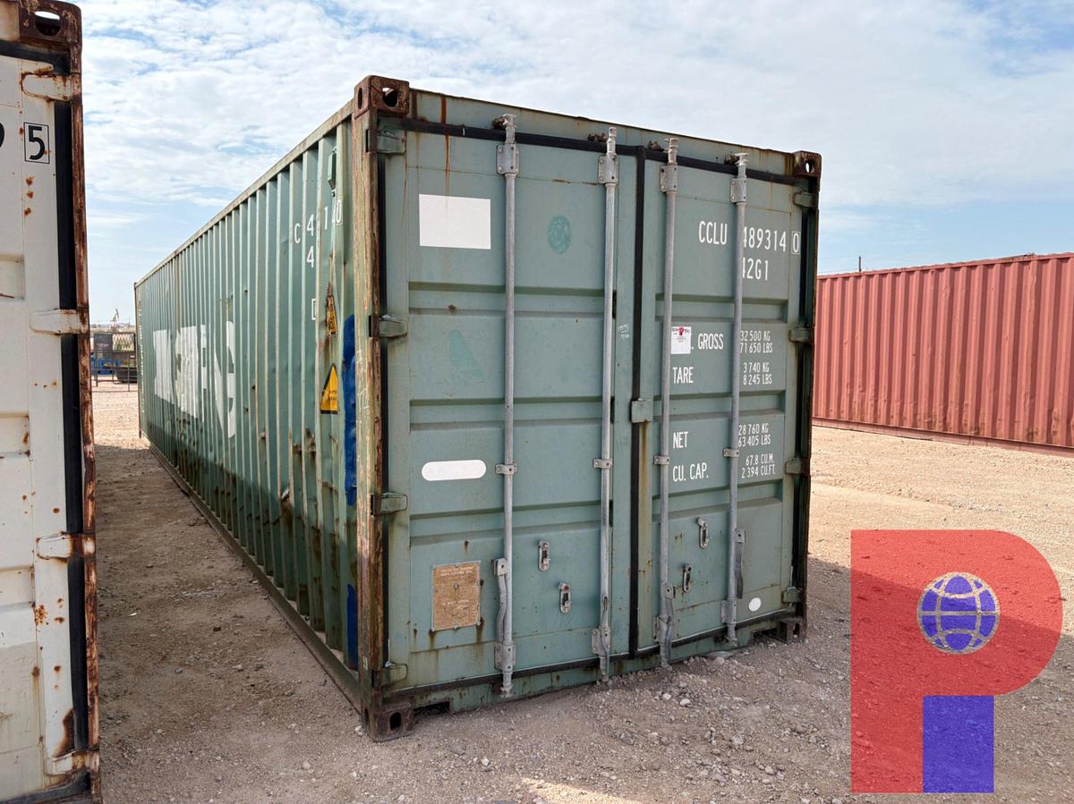 Used 40’ X 8’ X 8.5’ SEA CONTAINER