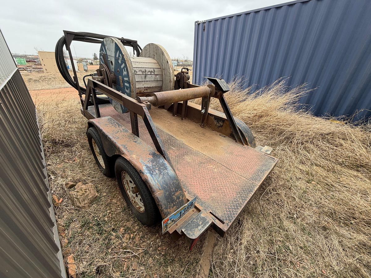 Used SHOPBUILT SPOOLING TRAILER