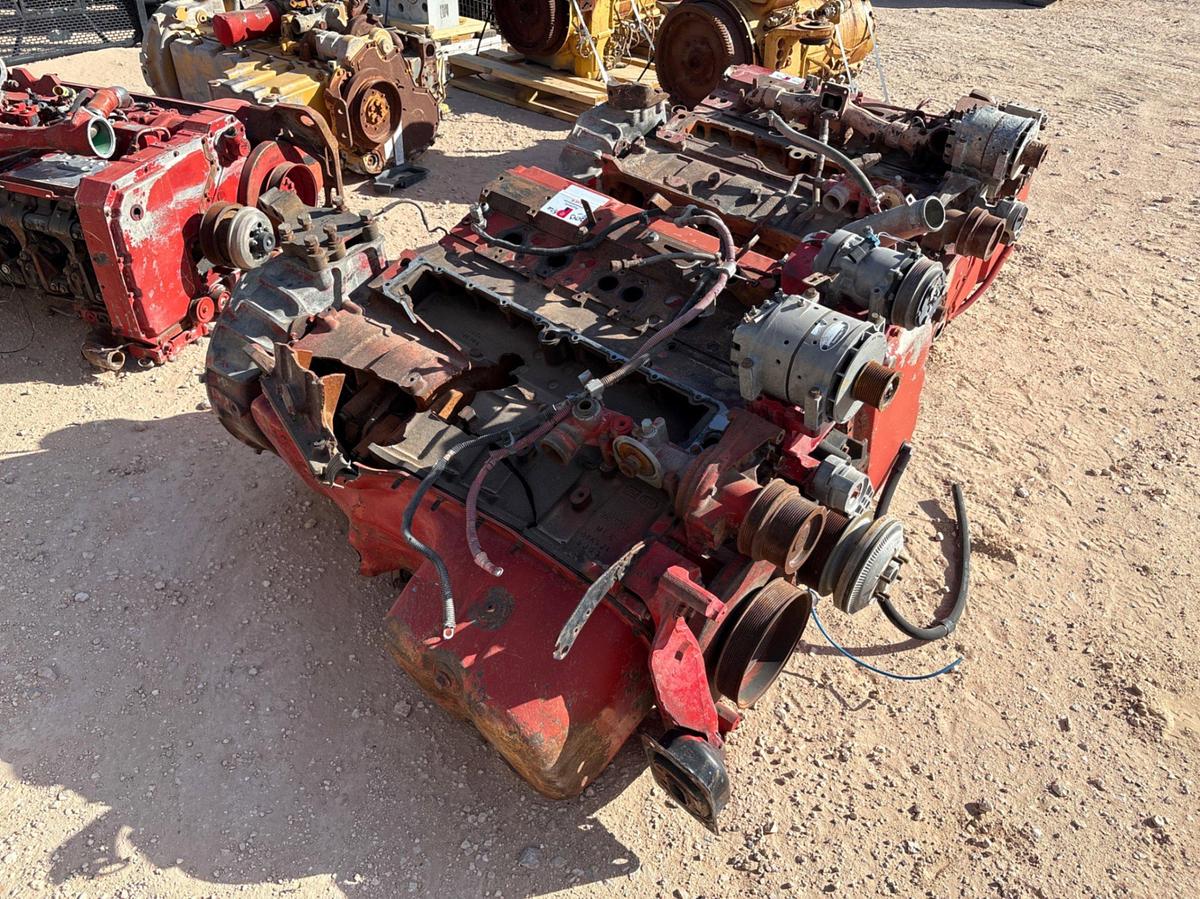 Used (3) CUMMINS ISX & (1) CAT C13 INCOMPLETE DIESEL ENGINES