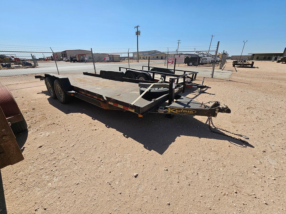 Used 2009 KAUFMAN TRAILERS OF NC 20’ X 82” T/A BUMPER PULL UTILITY TRAILER