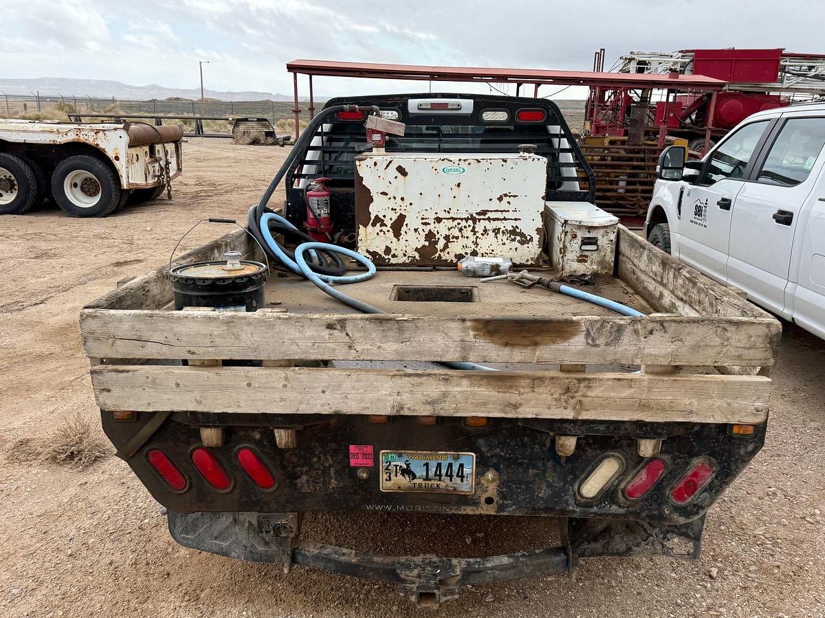 Used 2015 FORD F-250 XL SD 4WD CREW CAB FLATBED PICKUP TRUCK