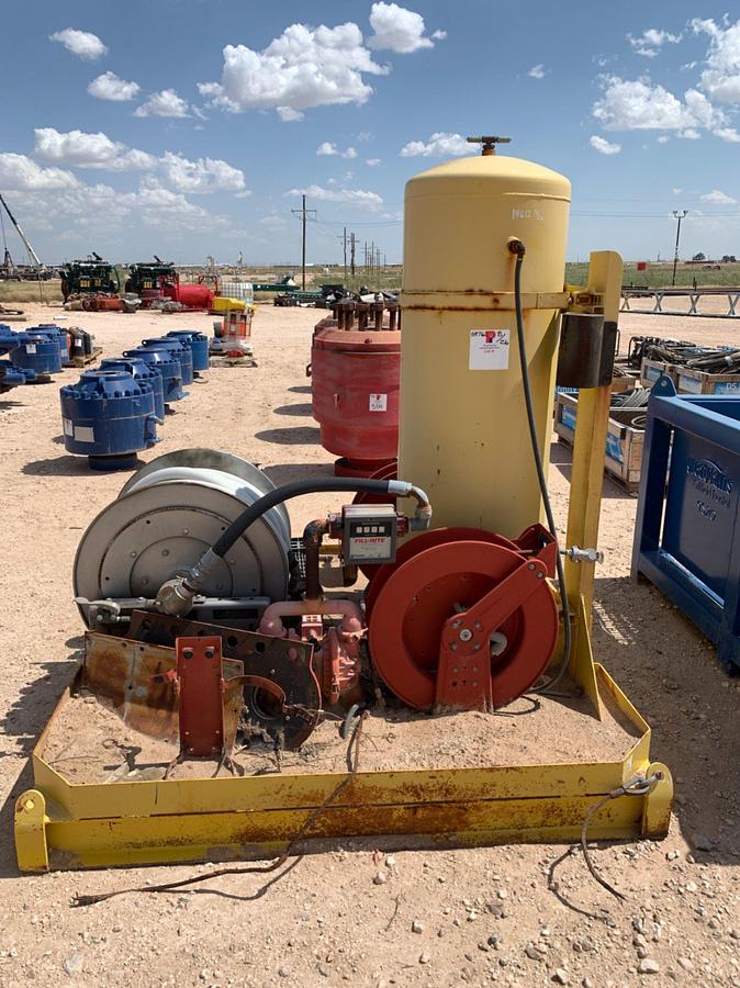 Used 6’ x 6’ x 7’ Skidded Air and Fueling Station