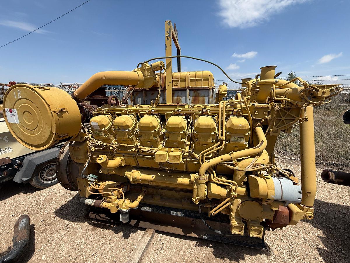 Used CATERPILLAR 3512 DRILLING MUD PUMP DIESEL ENGINE