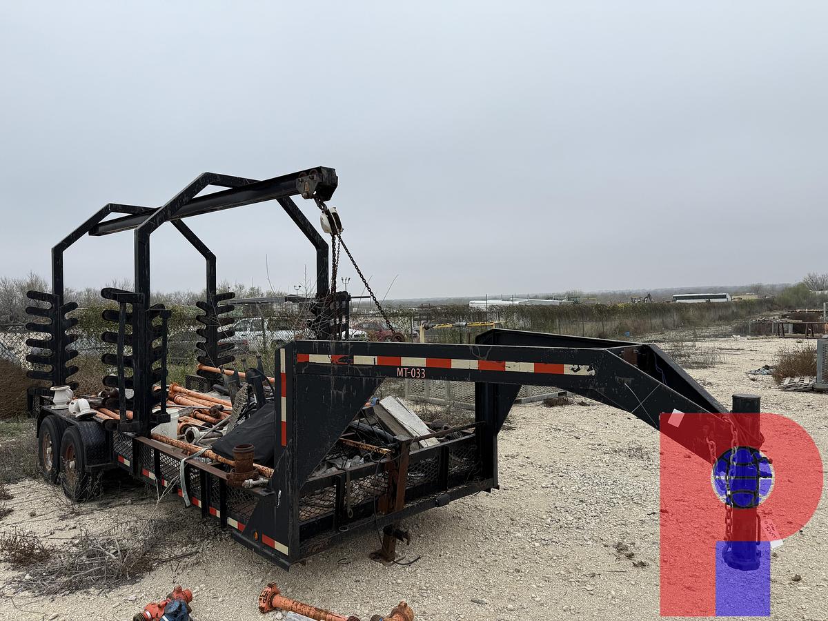 Used 2012 TRI-W 20’ T/A MONORAIL GOOSENECK TRAILER