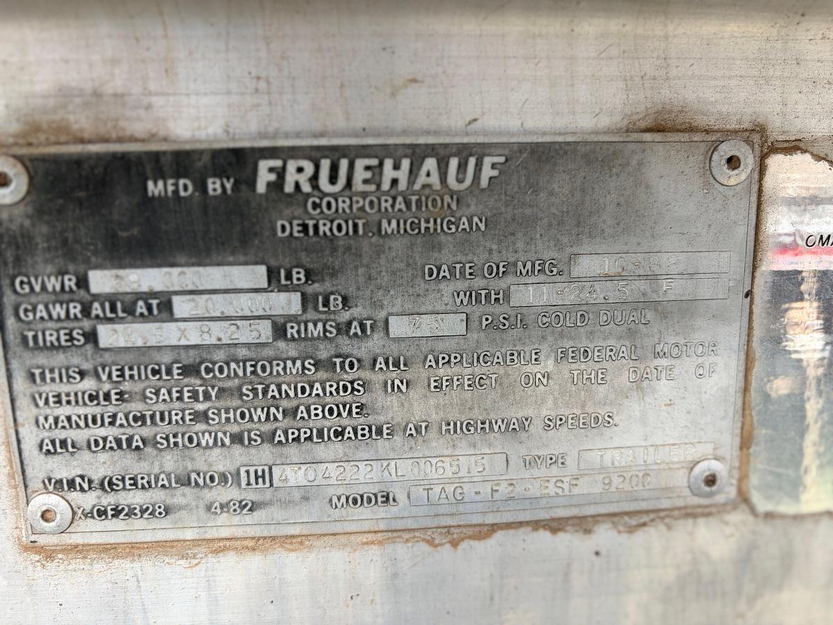 Used 1989 FREUHAUF FUEL TRANSPORT TRAILER