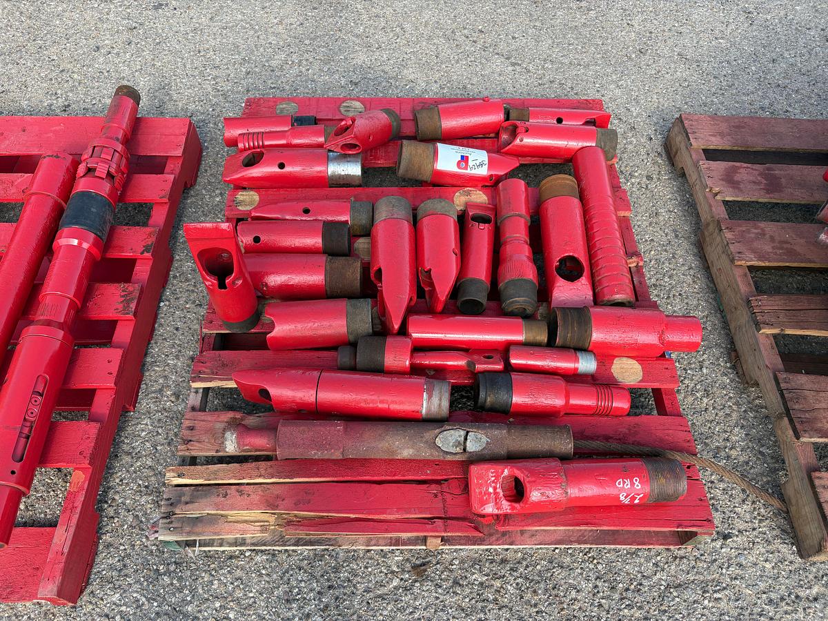 Used Pallet of (20) assorted size sand pump bottoms
