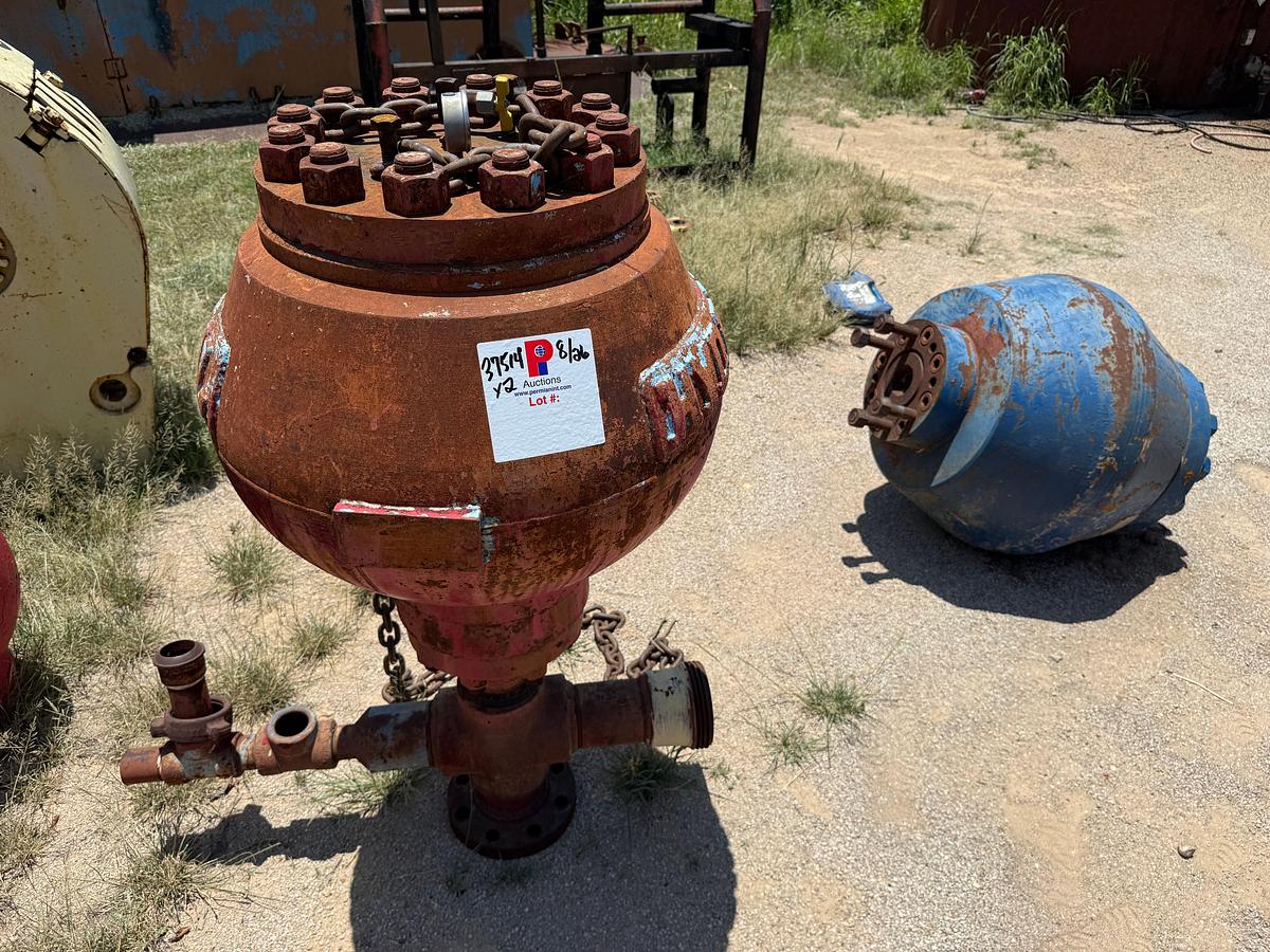 Used (2) HYDRIL 3K PULSATION DAMPENERS