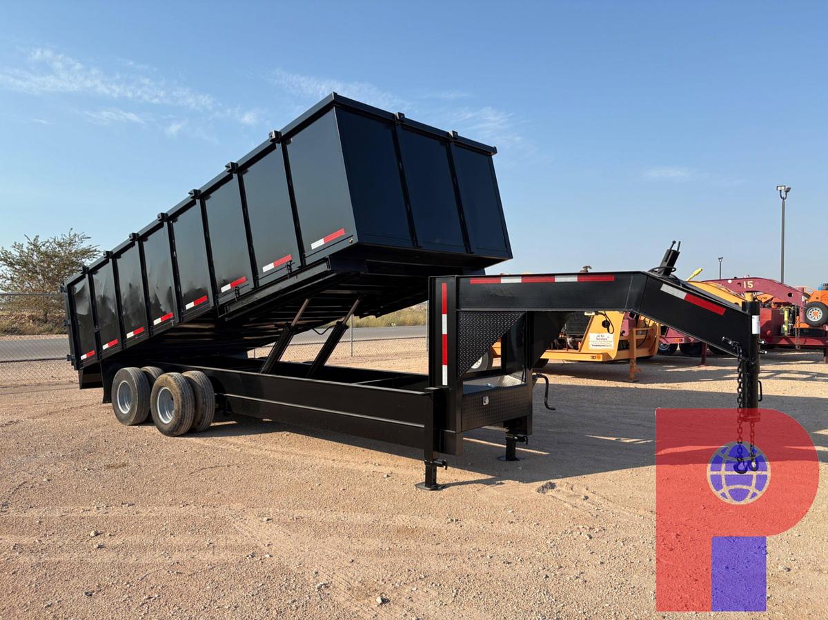 Used 2018 TEXAS PRIDE 20’ X 8’ T/A HYDRAULIC TILT BED GOOSENECK TRAILER