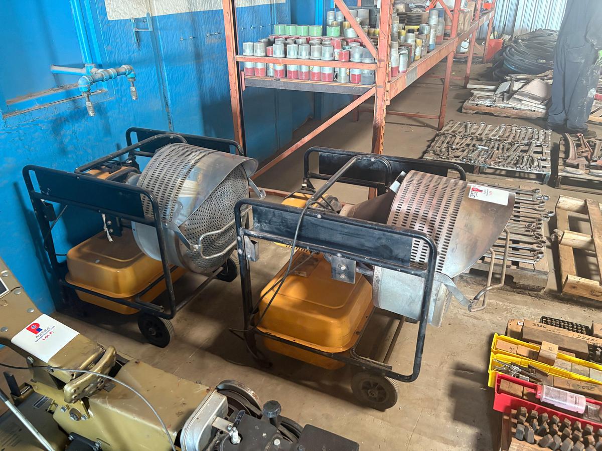 Used (2) Shizuoka seiki VAL6KBE1JA oil fired shop heaters