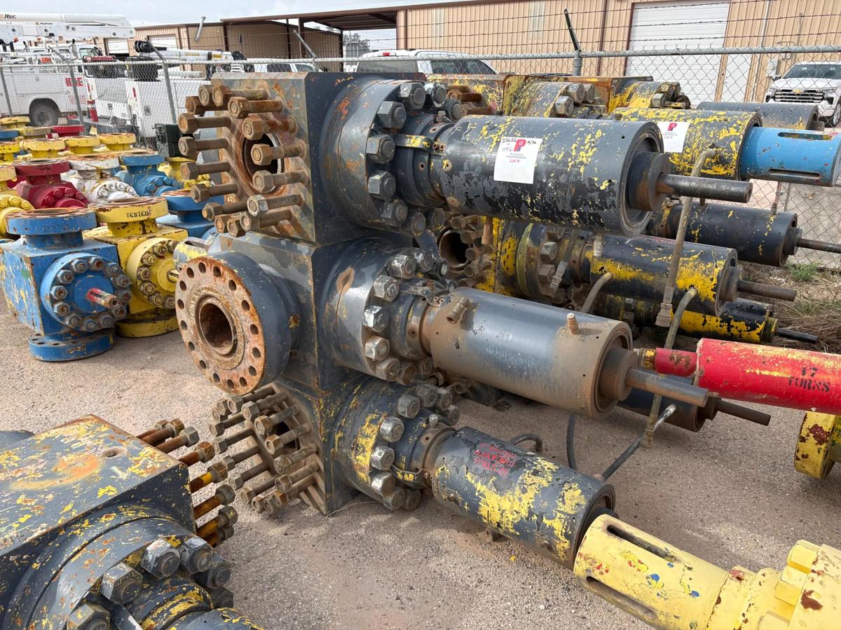 Used (4x$) (4) 7-1/16” 15K hydraulic frac valves