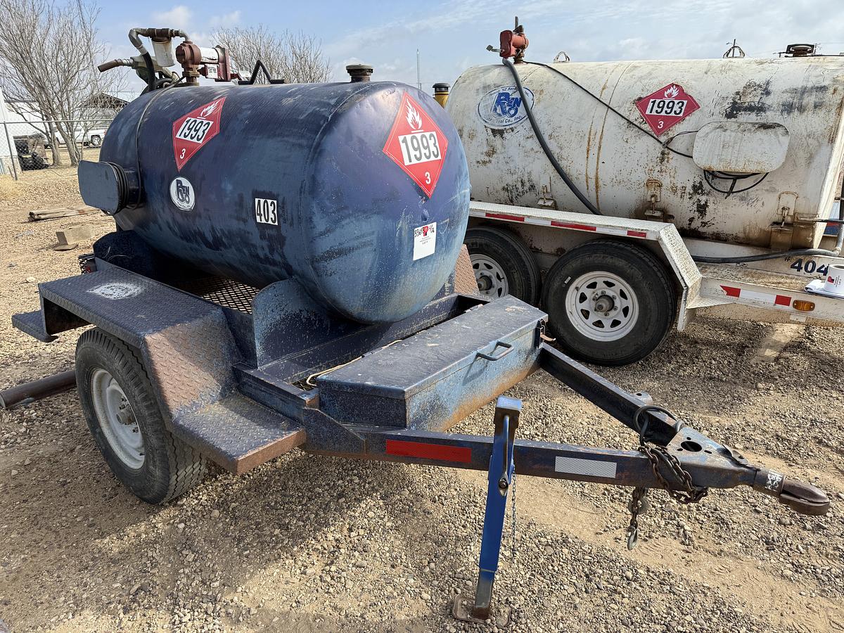 Used 2001 HERRING WELDING 250 GAL. S/A FUEL TRAILER