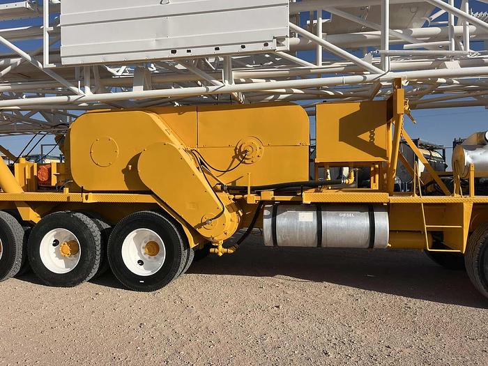 Used 1981 FRANKS 1287 DD 96’-215K 5-AXLE WELL SERVICE WORKOVER RIG TX PLATE 59P 355
