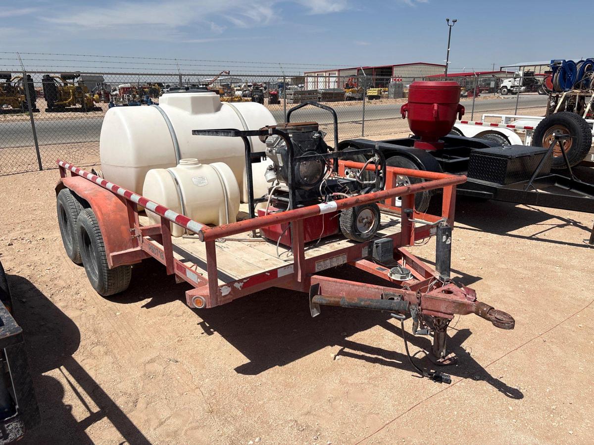 Used 2011 BIG TEX 12’ X 6.5’ T/A BUMPER PULL PRESSURE WASH TRAILER