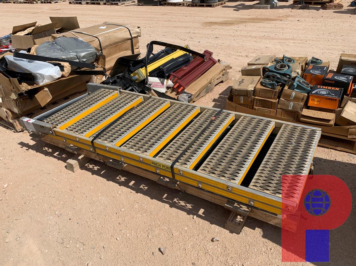 Used (2) 7’ FOLDOUT A-FRAME ALUMINUM STEPS