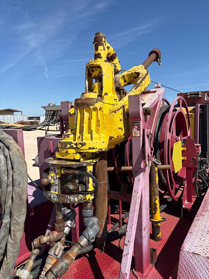 Used 2008 LOGAN PS-85 POWER SWIVEL MTD ON T/A GOOSENECK TRAILER