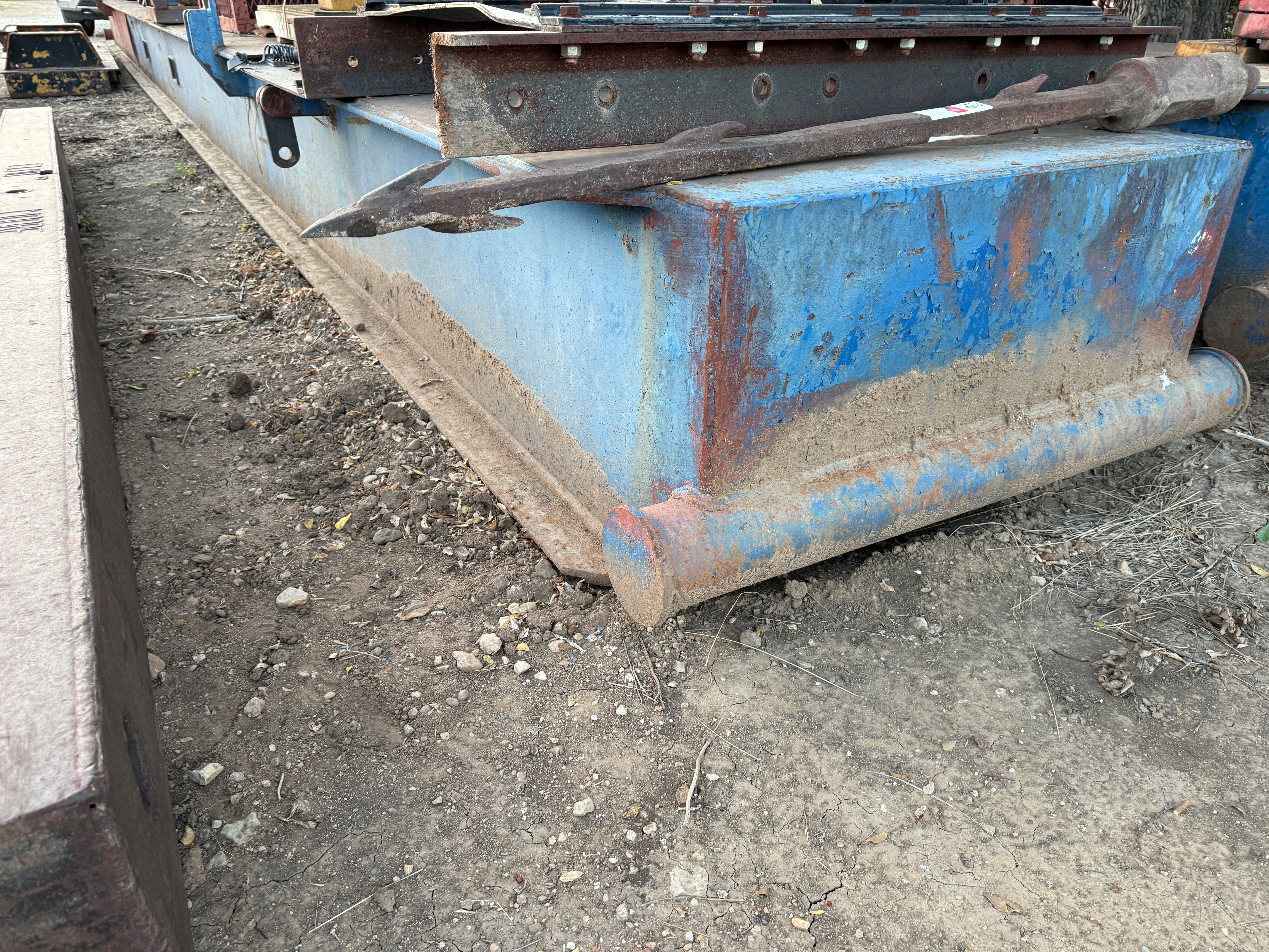 Used (2) 50’ x 4’ x 2’ PONY SUBSTRUCTURES W/ 19” UTILITY HOLE & FORK POCKETS, SKIDDED
