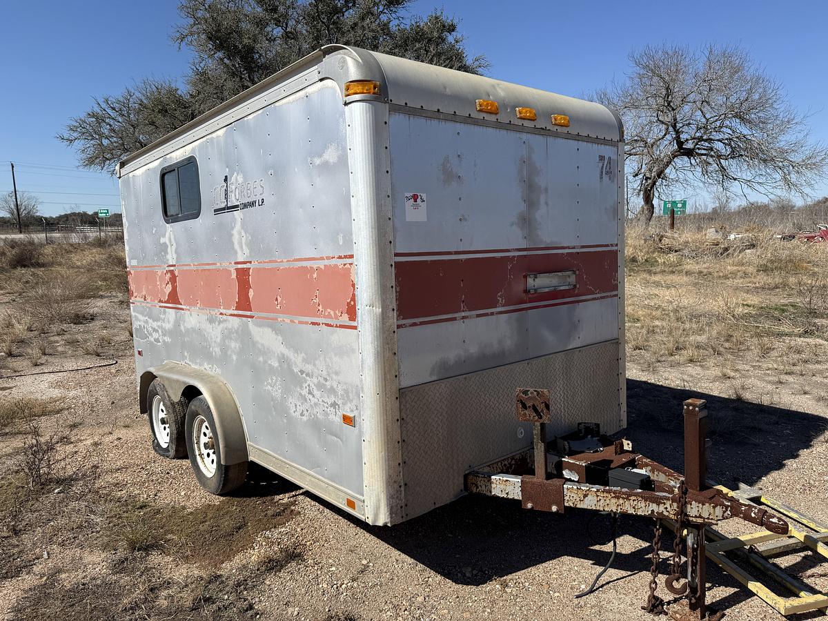 Used 12’ T/A BUMPER PULL DOGHOUSE TRAILER