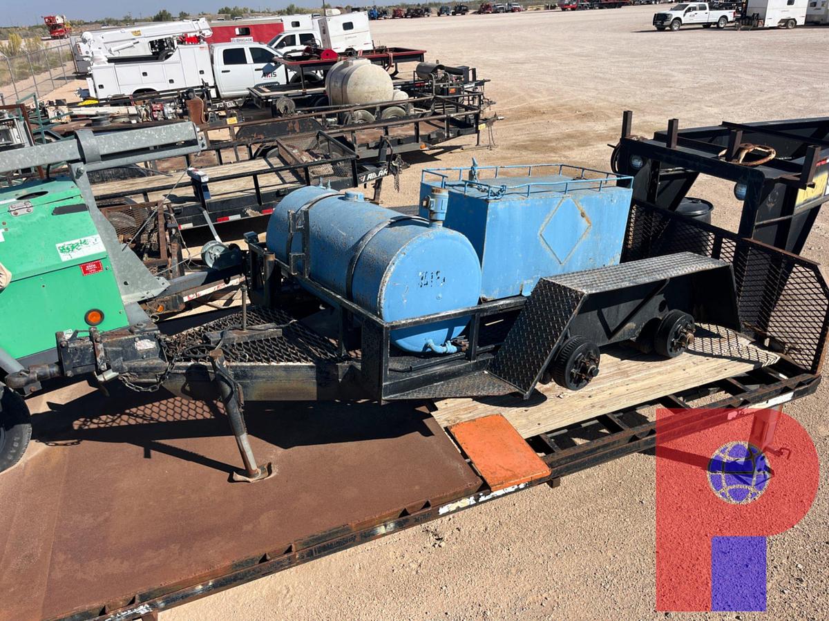 Used (2) SHOPBUILT BUMPER PULL FUEL TRAILERS