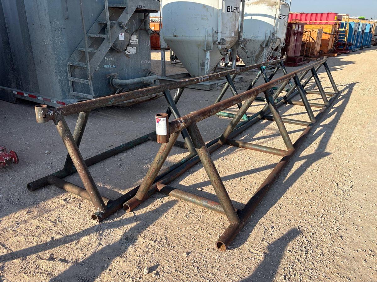 Used (2x$) 25’ x 36” triangle pipe racks