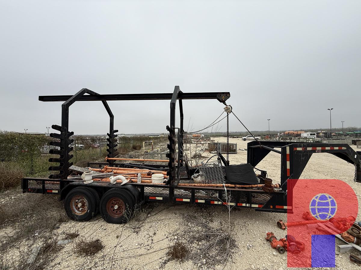 Used 2012 TRI-W 20’ T/A MONORAIL GOOSENECK TRAILER