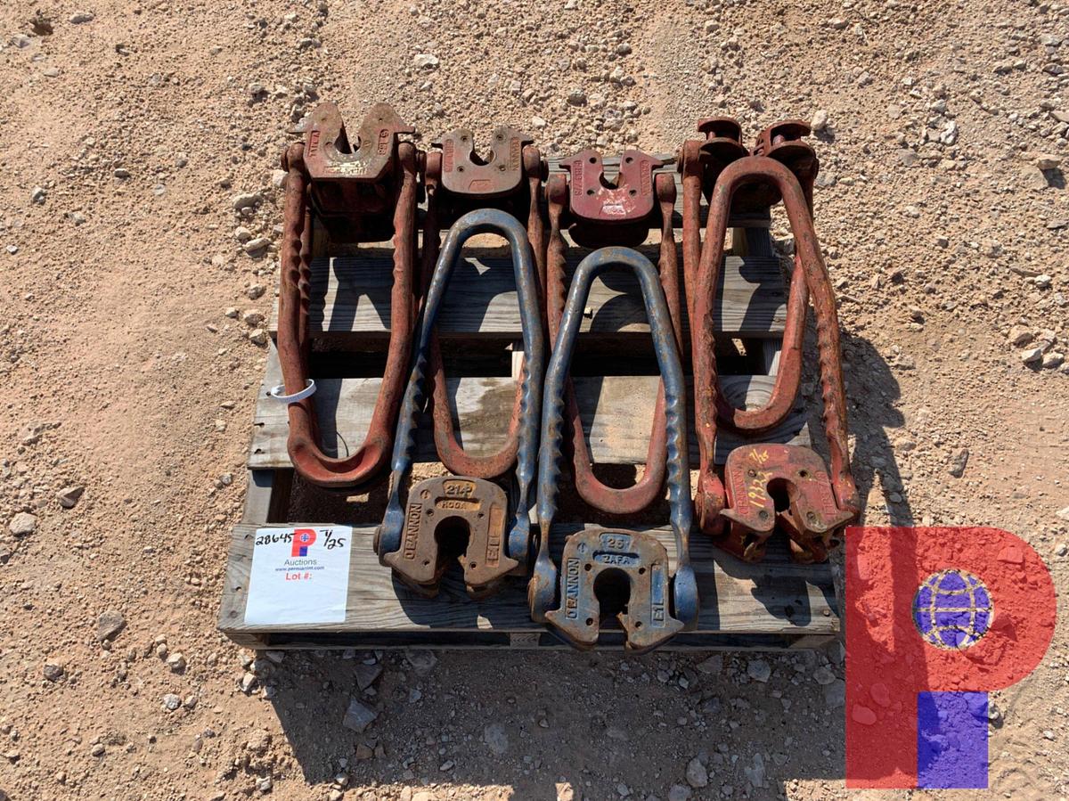Used (8) 25 TON OBANNON ROD ELEVATORS