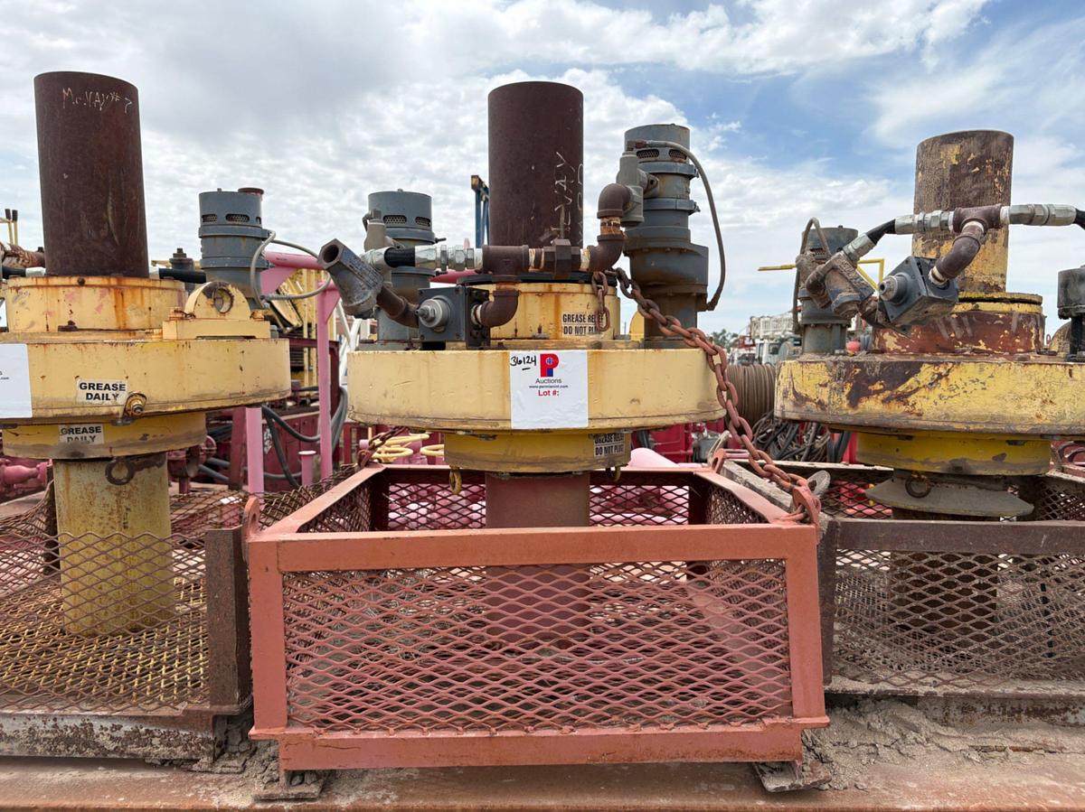 Used OWI 1500 Kelly spinner w/ transport basket