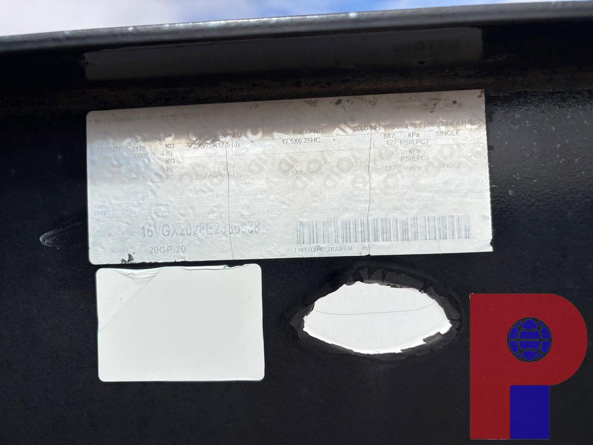 Used 2014 BIG TEX 20’ X 6’ T/A 15K TORQUE AND TEST UNIT TRAILER