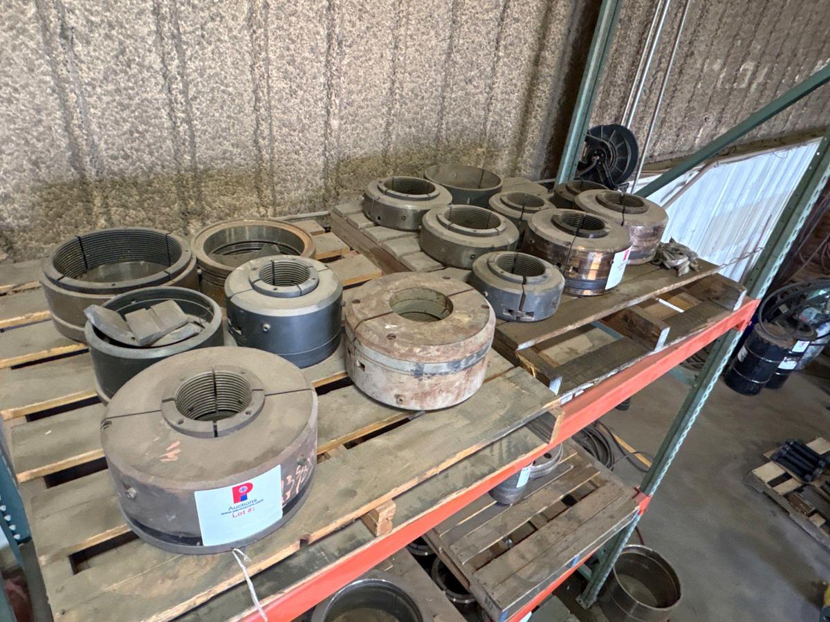 Used (11) assorted c22 casing slips w/ parts