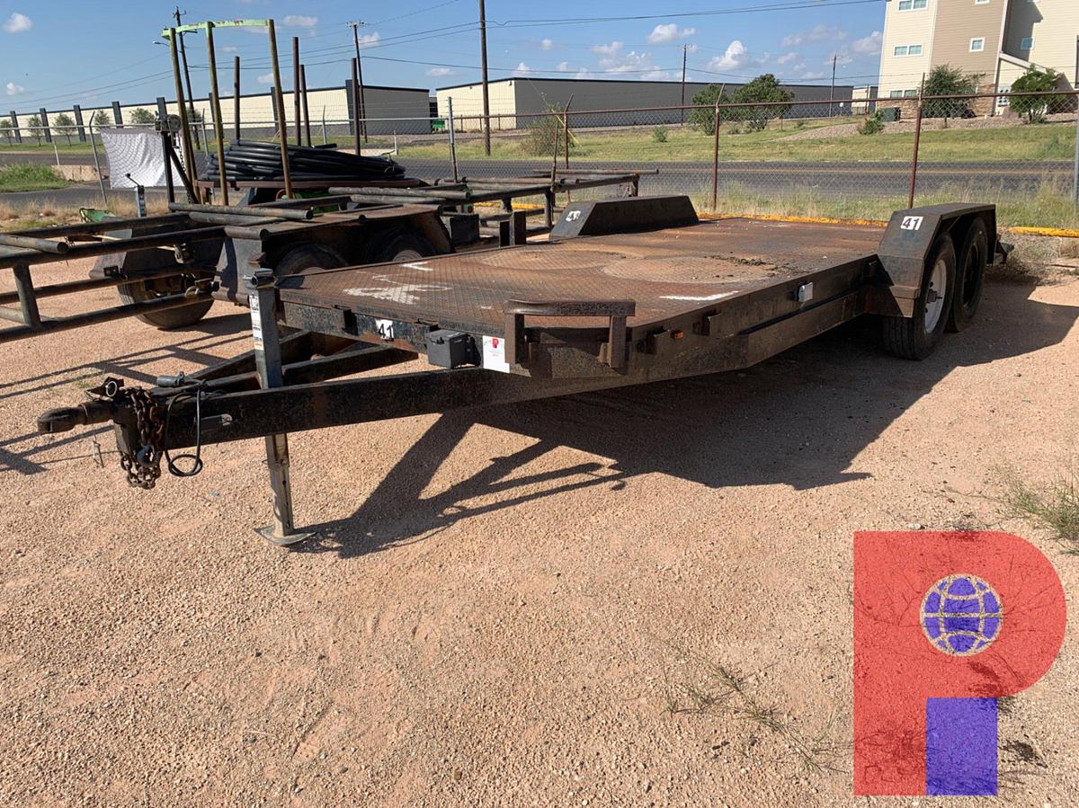 Used 20’ SHOP BUILT CAR HAULER TRAILER