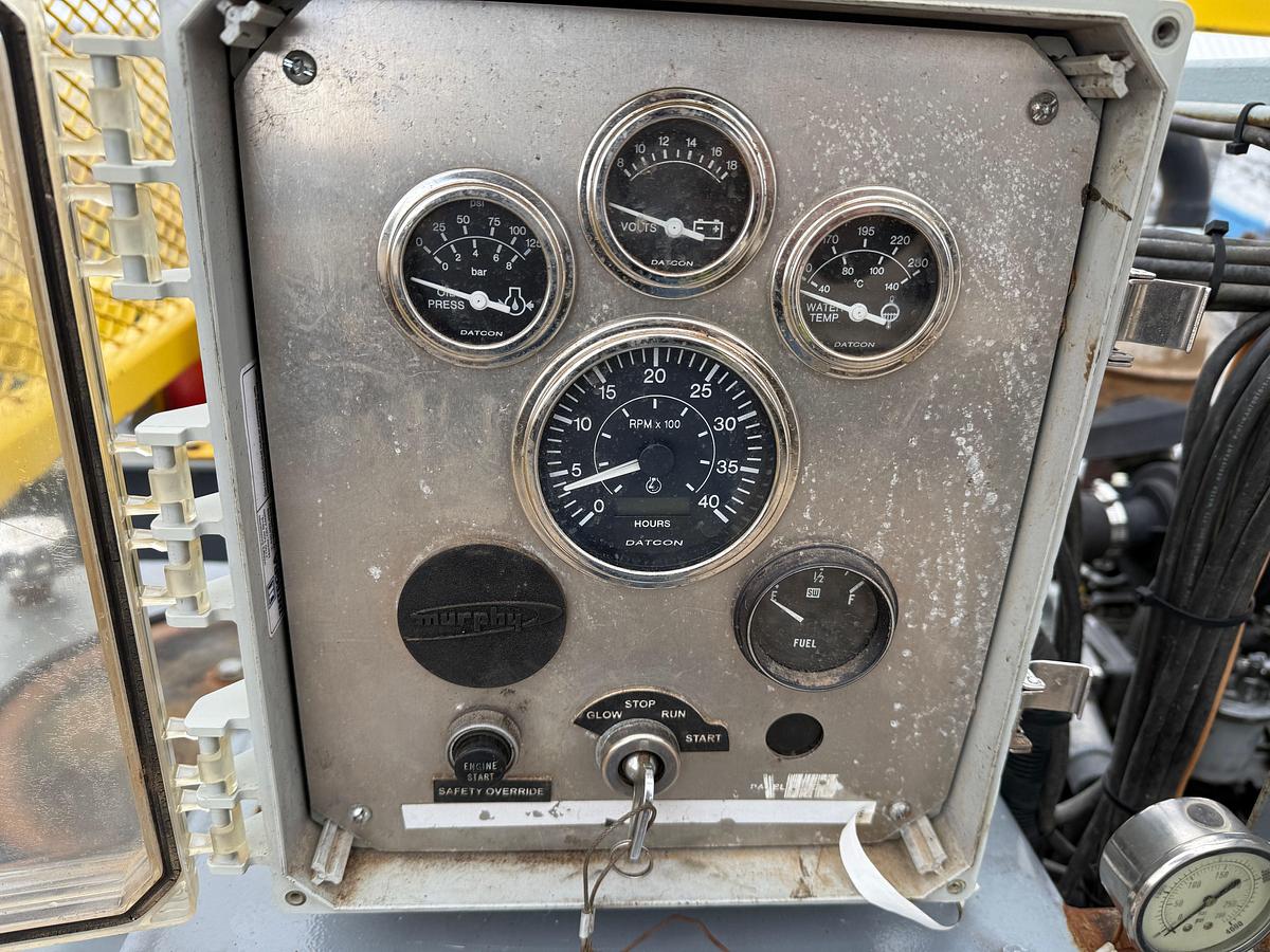 Used NORTH RIG C4S 30’H HYDRAULIC CATWALK PIPE HANDLER SKIDDED P/B YANMAR DIESEL ENGINE