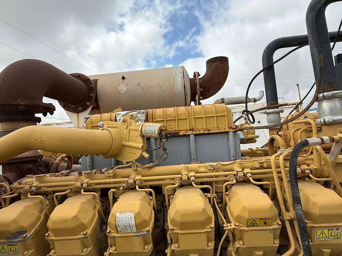 Used 2011 GARDNER DENVER PZ11 TRIPLEX DRILLING MUD PUMP P/B CATERPILLAR 3512, SKIDDED
