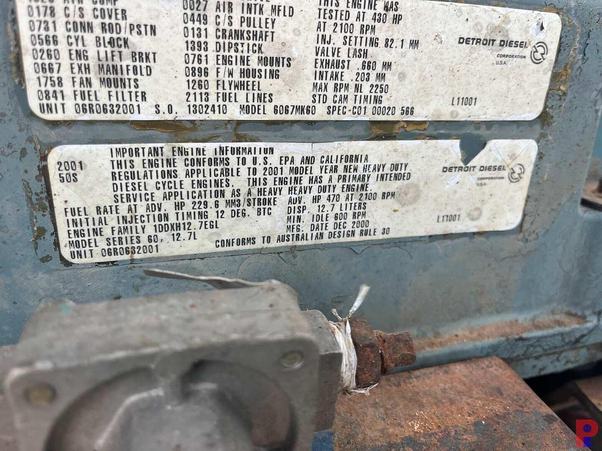 Used PENGO / HENDRICKSON BACK IN WELL SERVICE RIG MTD ON 5-AXLE CARRIER