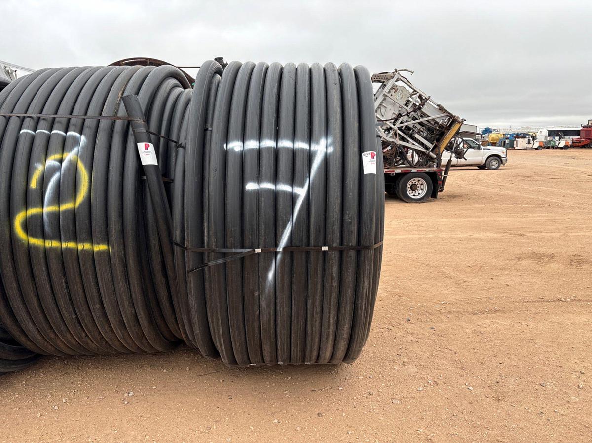 Used APPROX. 1000’ ROLL OF 3” IPS DR 7 POLY PIPE