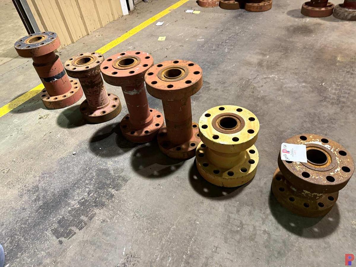 Used (6) 4-1/16” X 1.4’ -2’ SPOOL ADAPTERS