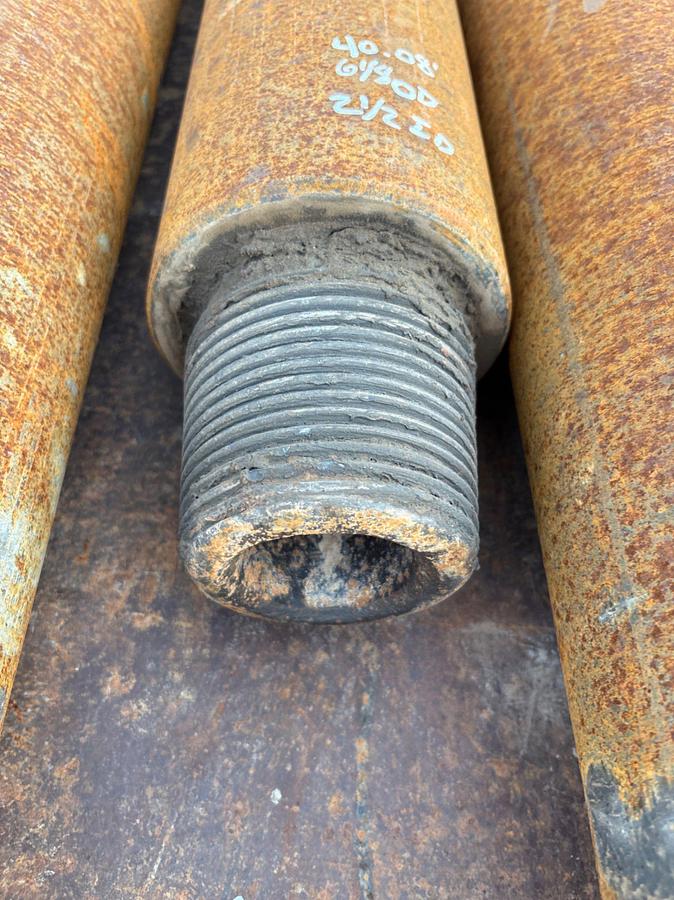 Used 6-1/8”OD x 2-1/2”ID x 40.08’L 4”FH SLICK DRILL COLLAR