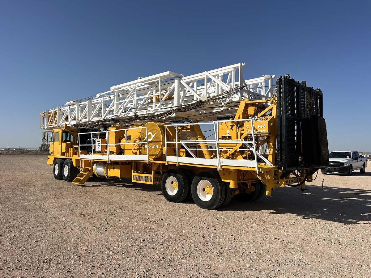 Used 2007  CROWN CE550 DBL DRUM WELL SERVICE RIG