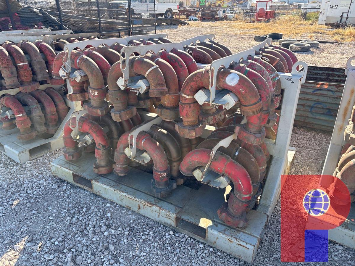 Used (48X$) 3” 1502 CHIKSANS W/ TRANSPORT RACK