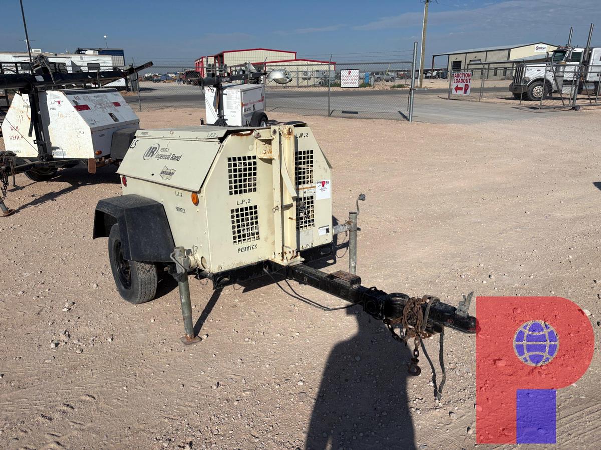 Used INGERSOLL RAND 6KVA S/A BUMPER PULL GENERATOR TRAILER