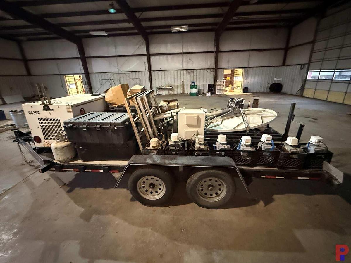 Used SCADA LINK REMOTE TERMINAL UNIT PKG. W/ 6 KW GENERATOR ON 14’ T/A BUMPER TRAILER