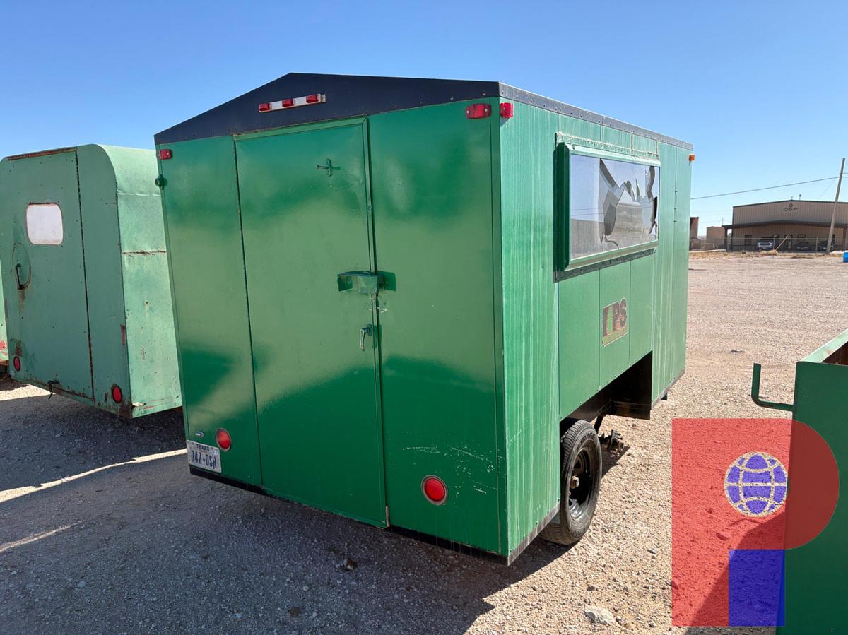 Used SHOPBUILT 12’ X 7’ T/A BUMPER PULL DOGHOUSE TRAILER