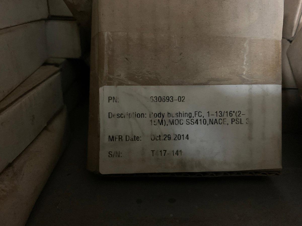 Used Lot of 2-1/16 Body Bushings, Packing, and Seat Rings